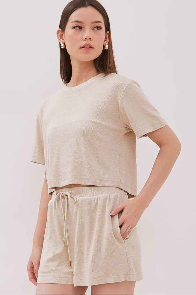 JEN CROP TOP - OAT
