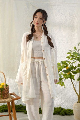 ELSIE OUTERWEAR - PORCELAIN