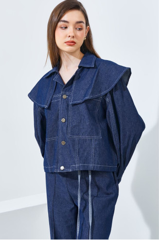 LEAH JACKET - DENIM