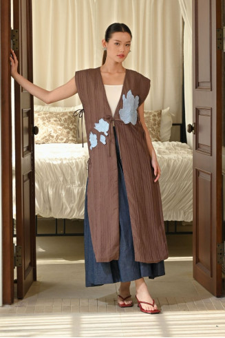 AZALEA VEST - ESPRESSO