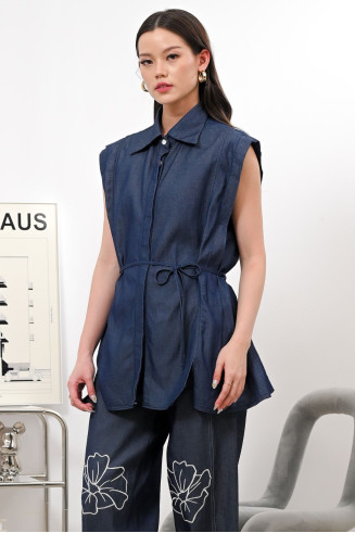 TAYLOR TOP - LYOCELL DENIM